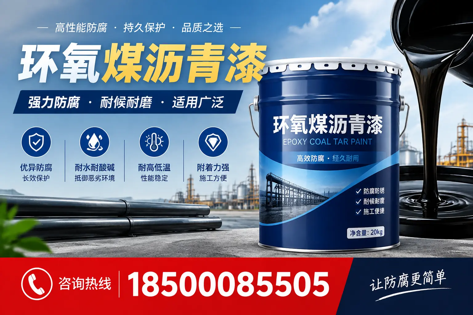 环氧煤沥青漆在不同气候条件下的表现分析，新洲适用性
